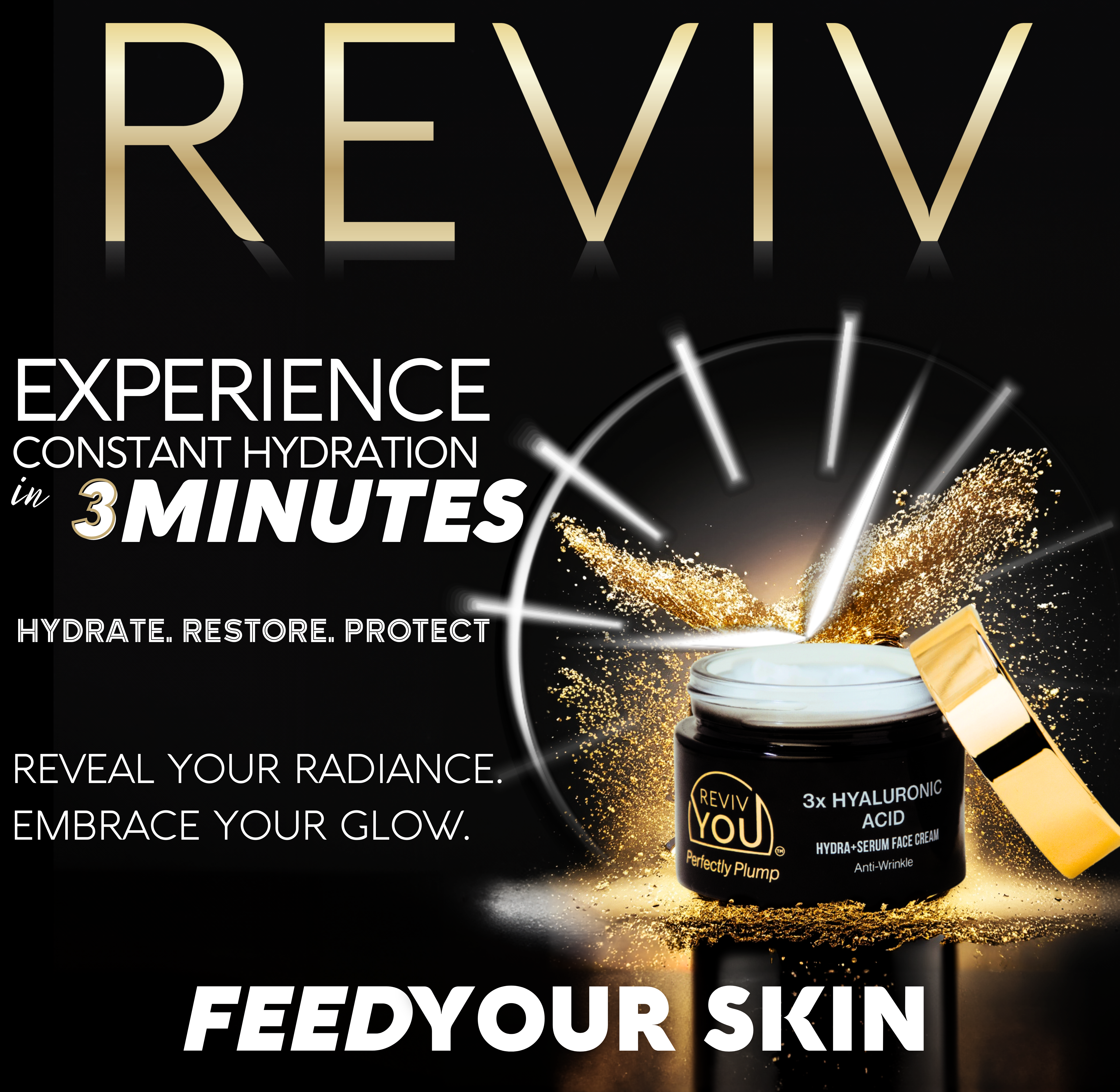 REVIV You Hydra+Serum Face Cream - Unscented 1.7 oz.